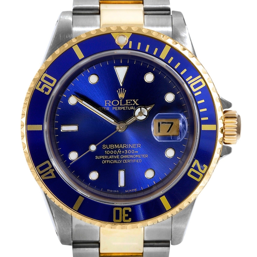 Rolex mens 40mm Submariner two tone oyster - Picture 2 of 6